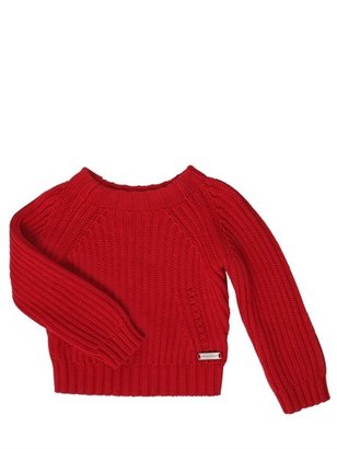 Burberry Heavy Cotton Rib Knit Sweater