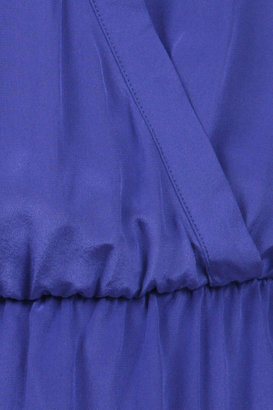 Rory Beca Cardi Overlay 3/4 Sleeve Dress in Lapis