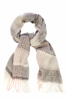 Oasis Woven Check Scarf