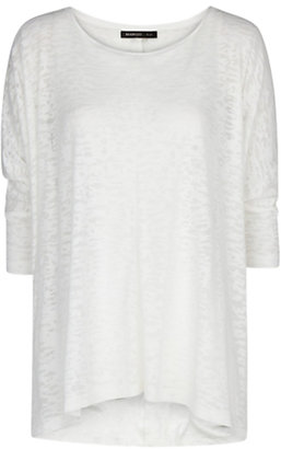 MANGO Devore T-Shirt, Natural White