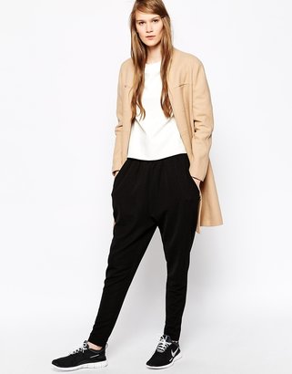 See by Chloe Collarless Double Pocket Coat