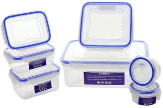 7-Piece Food Storage Containers - Blue