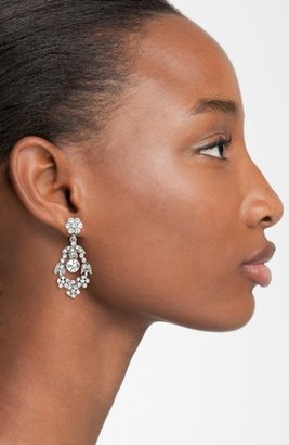 Nina 'Haiden' Floral Crystal Drop Earrings
