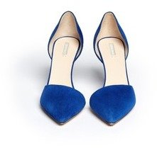 Nobrand Suede point-toe pumps