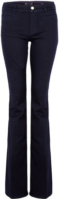 MiH Jeans Marrakesh Midnight High-rise Kick Flare Jeans