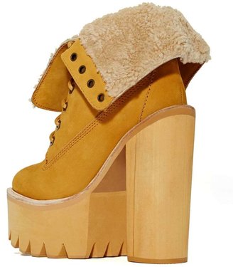 Nasty Gal In Charge Platform Boot