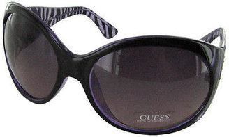 GUESS Womens 'GUP 2011' Polarized Butterfly Sunglasses
