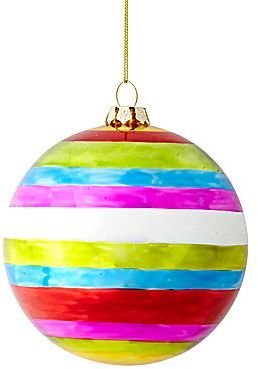 JCPenney MarthaHolidayTM Merry and Bright Shiny Glass Ball Christmas Ornament