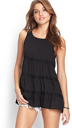 Forever 21 Tiered Woven Tunic
