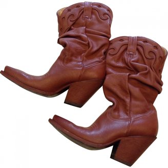 Jean Paul Gaultier Brown Leather Boots
