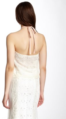 Champagne & Strawberry Lace Mix Halter