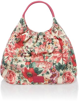 RED Valentino Floral multi coloured hobo bag