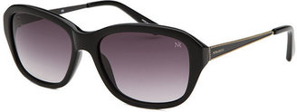 Nina Ricci NR3743-C01-55-16 Women's Rectangle Black Sunglasses