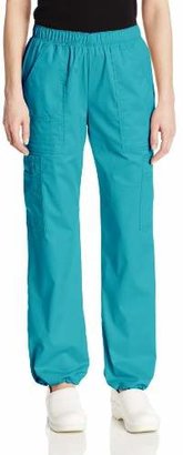 Cherokee Women's Mid-Rise Pull-On Pant Cargo Pant