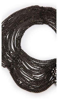 Vera Wang Collection Draped Flower Necklace