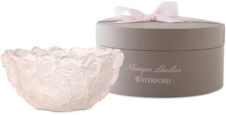 Monique Lhuillier Waterford Bowl, Limited Edition Blush Sunday Rose