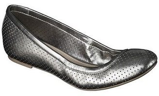 Merona Women's Emma Perforated Genuine Leather Flats - Assorted Colors