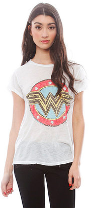 Lauren Moshi Wonder Woman Edda Tee in White