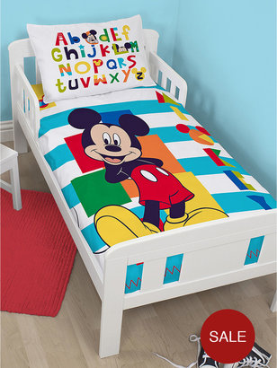Disney Mickey Mouse Boo Toddler Panel Duvet Set