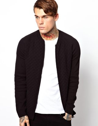 ASOS Quilted Bomber Jacket