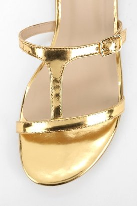 Messeca Hadia Metallic Caged Sandal