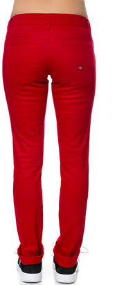 Dickies The 5 Pocket Classic Skinny Pant in Red