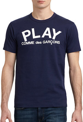 Comme des Garcons Play Cotton Graphic Tee
