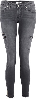 Paige Denim Ivy Moscow Skinny Jeans With Zip Detail
