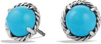 David Yurman Chatelaine Earrings with Simulated Turquoise