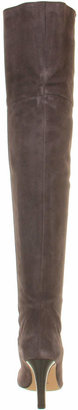 Office Nouveau 2 Thigh High Slouch Grey Suede