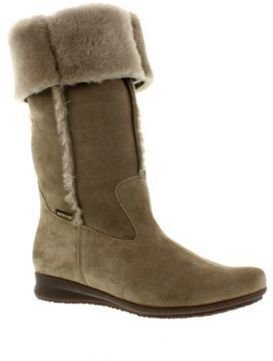 Mephisto Dark Taupe 'Florida' ladies long warm lined boot