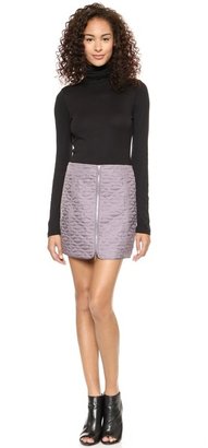 Rebecca Taylor Quilted Miniskirt