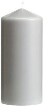 H&M Large Pillar Candle - Light gray