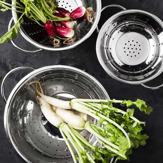 Williams Sonoma Open Kitchen Stainless-Steel Colanders, Set of 3