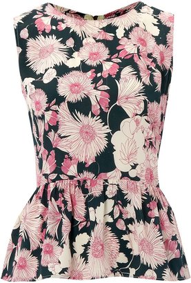 Therapy Floral peplum top