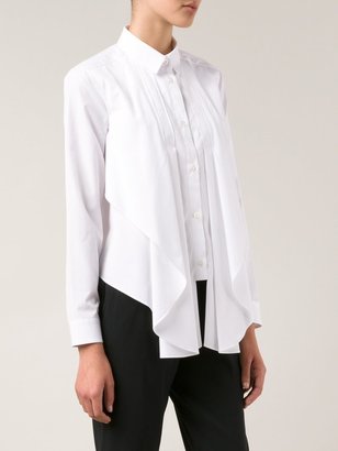 Viktor & Rolf asymmetrical frill shirt - women - Cotton - 42