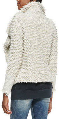 IRO Caty Looped-Knit Sweater Jacket
