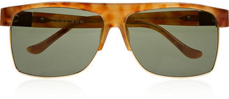 The Row Square-frame tortoiseshell acetate sunglasses