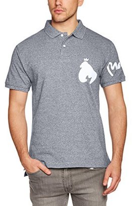 Money Clothing Men's Tipped Button Front Short Sleeve Polo Shirt