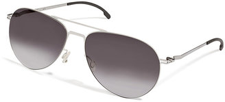 Mykita Stainless Steel Sunglasses in Silver/Gainsboro