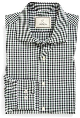 Todd Snyder White Label Trim Fit Check Dress Shirt