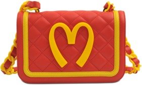 Moschino Fast Food Metallic Bag