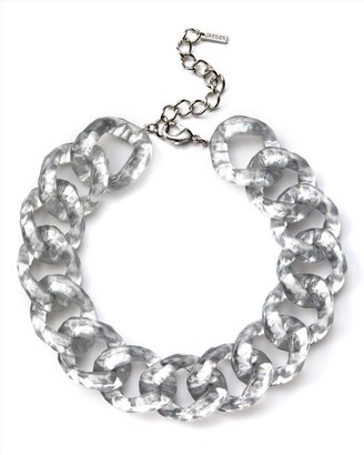 Jaeger Metallic Resin Chain Necklace