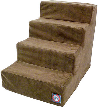 Majestic Pet 4-Step Faux Suede Pet Stairs