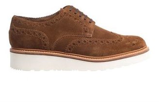 Grenson BROGUES ARCHIE SUEDE LACE UP B Brown