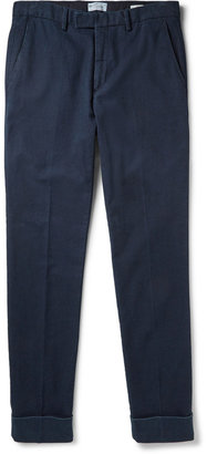 Gant Slim-Fit Brushed-Cotton Trousers