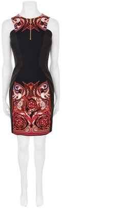 Versace Printed Zip Dress