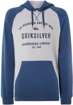 Quiksilver Men's Hood rib raglan b2 hoodie