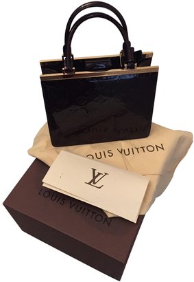 Louis Vuitton Burgundy Leather Handbag