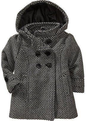 T&G Tweed Hooded Peacoats for Baby